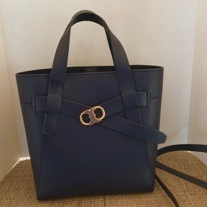 Tory Burch Gemini Leather Small Tote